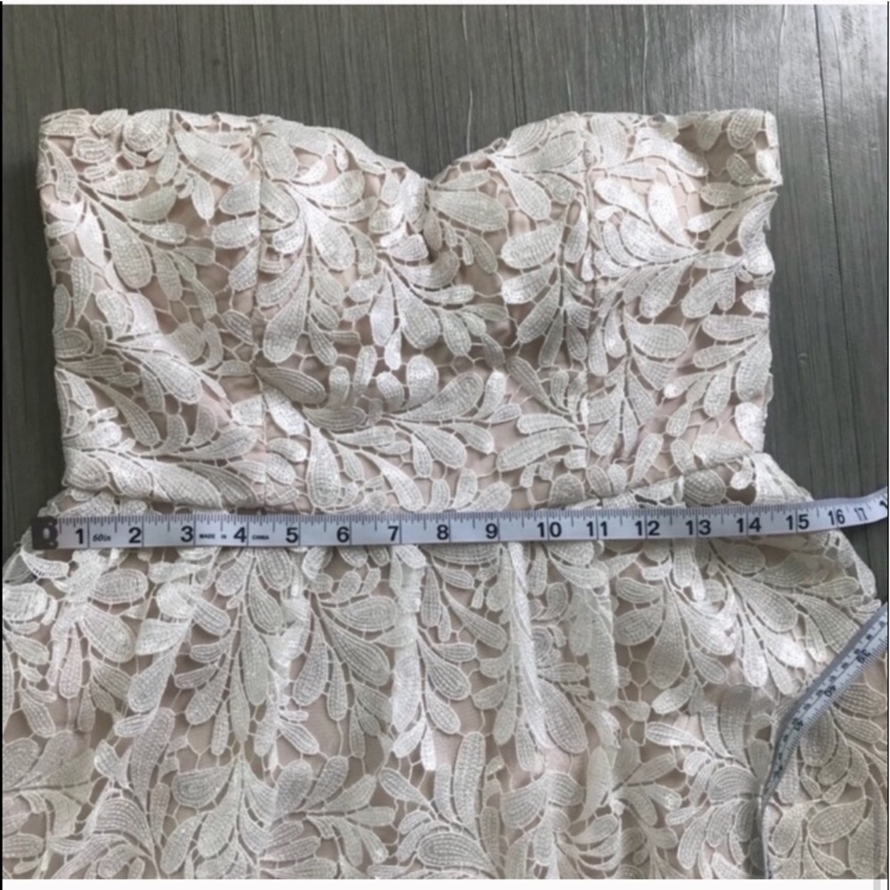 MODCLOTH MINUET LACE STRAPLESS DRESS - Picture 7 of 8